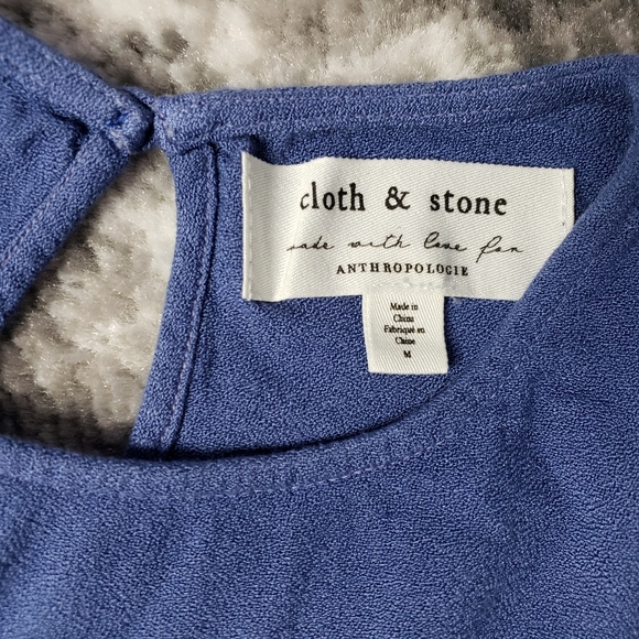 cloth & stone Anthropologie Key Hole Boho Long Sle - Picture 7 of 8